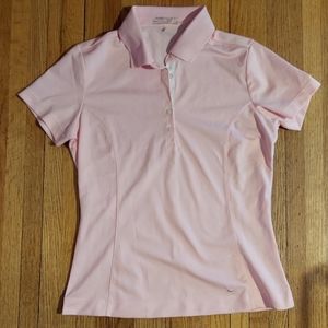 NWOT Nike Golf Fit Dry pink polo shirt